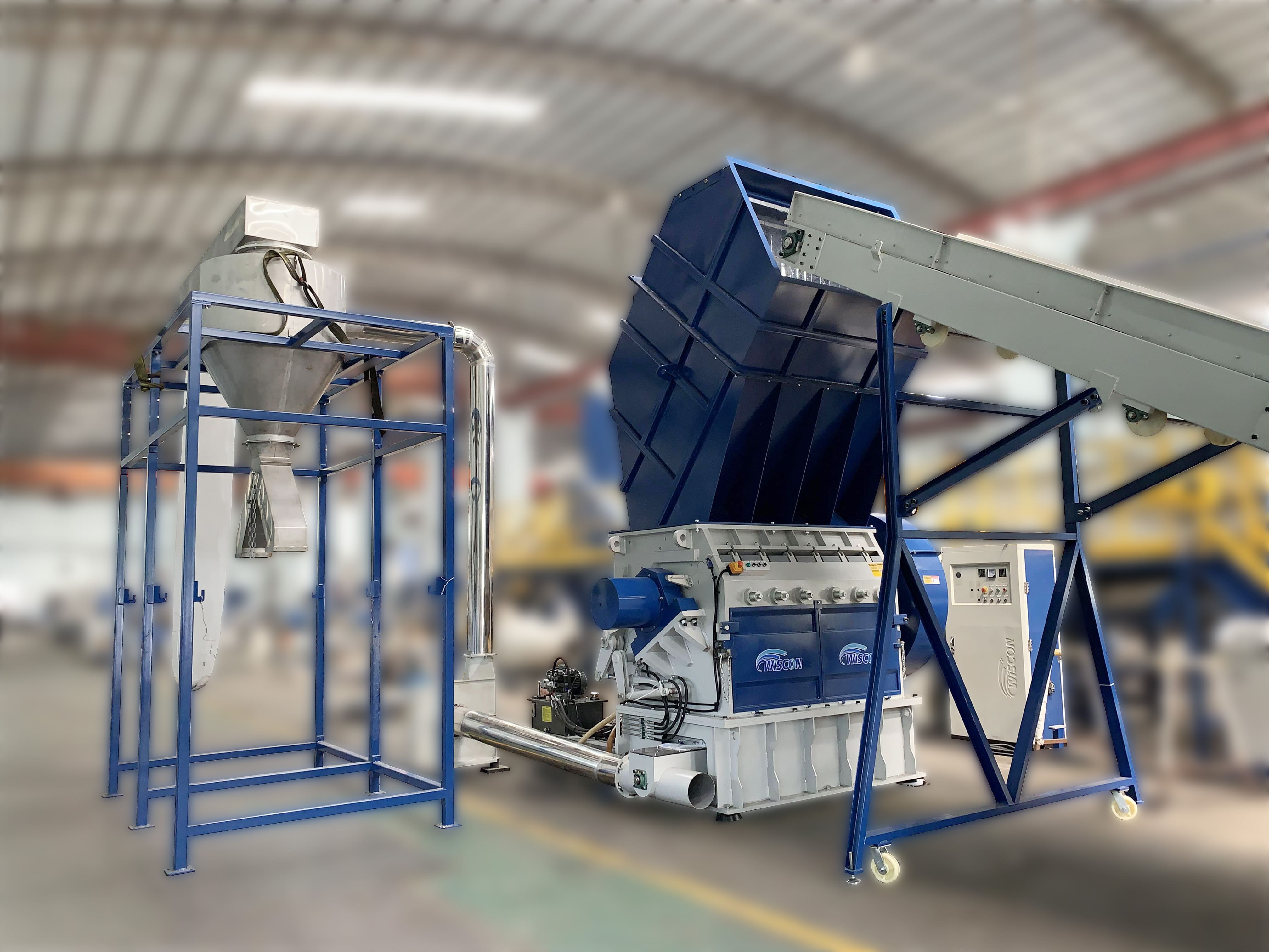 Heavy duty plastic granulator